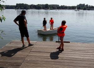 Auch Kentern will geübt sein