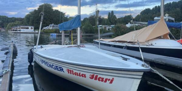 Unserer LIS Jolle &bdquo;Mata Hari&ldquo;